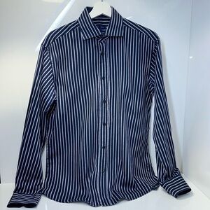 BUGATCHI MEN’S LONG SLEEVE SHIRT SIZE M